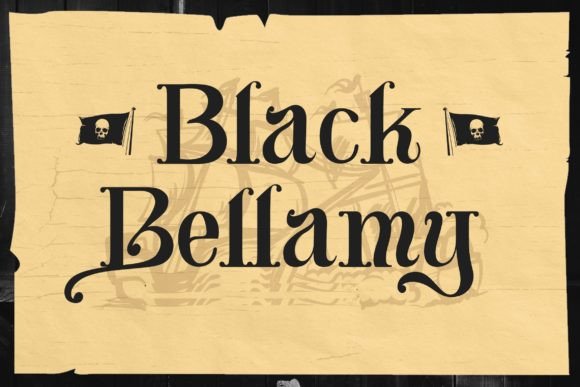 Black Bellamy: A Bold Display Font for Handmade Brands