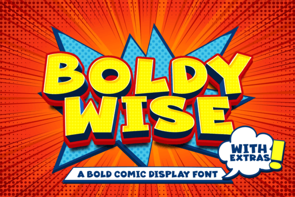 Boldy Wise: A Playful Display Font That Makes Handmade Goods Shine