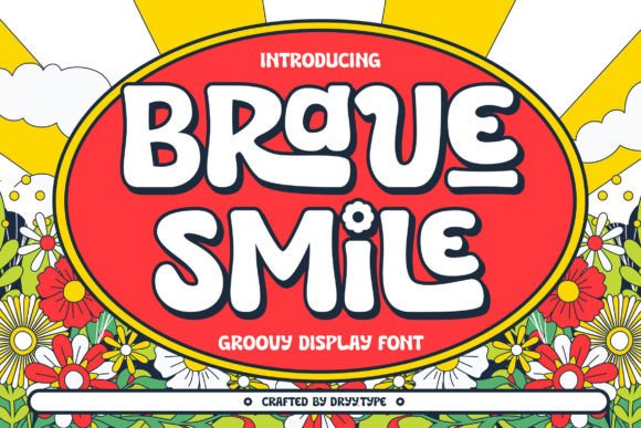Brave Smile: A Retro Display Font That Pops on the Web