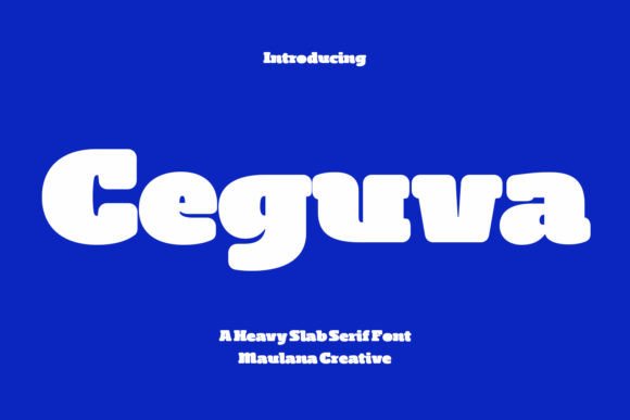 Ceguva: A Bold, Warm Display Font That Earns Its Space