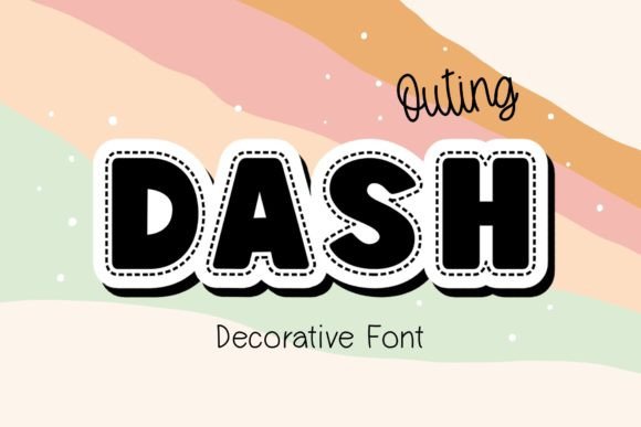 Dash Outing: A Playful Display Font That Builds Brand Trust