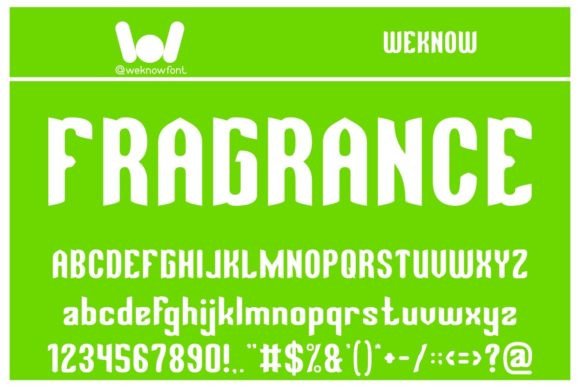 Fragrance Font: A Display Typeface That Elevates Digital Branding