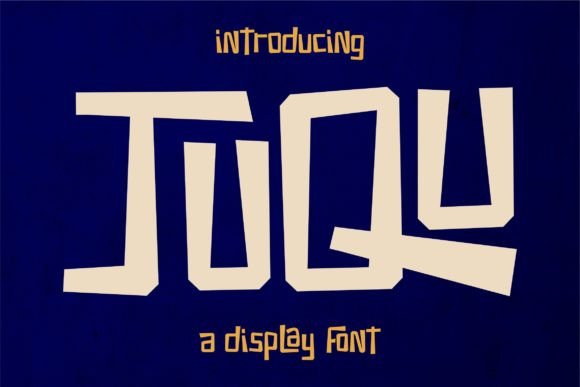 Juqu Display Font for Handmade Creators