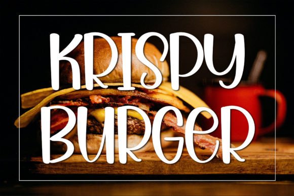 Krispy Burger: A Bold Display Font for Modern Web Design