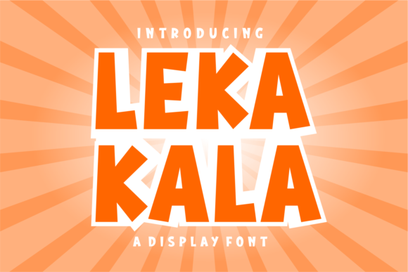 Leka Kala: A Bold, Modern Display Font for Standout Branding