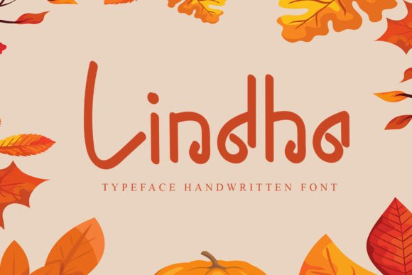 Lindha: Elegant Handwritten Display Font for Crafters