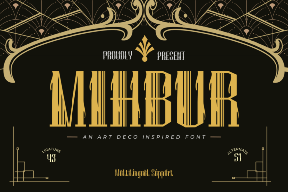 Mihbur: A Display Font That Earns Its Space