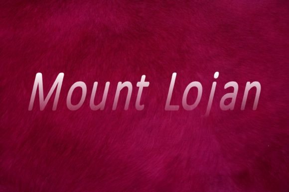 Mount Lojan: A Display Font That Commands Attention
