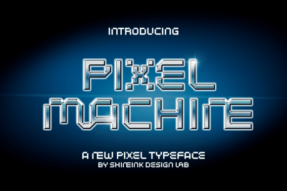 Pixel Machine: A Display Font That Grabs Attention—Strategically