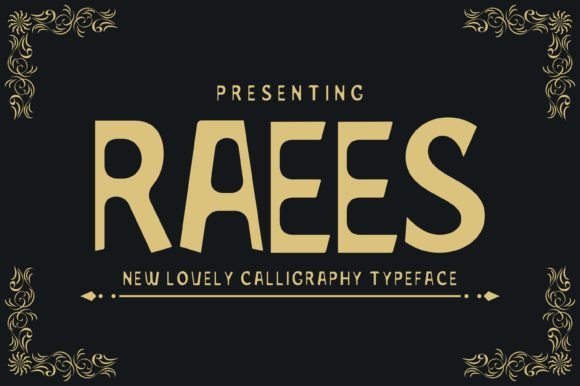 Raees: A Display Font That Elevates Digital Branding