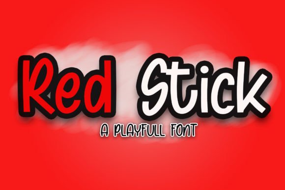 Red Stick: A Playful Display Font for Digital Branding