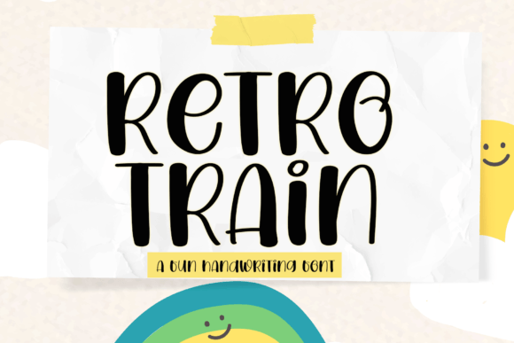 Retro Train: A Display Font That Makes Your Headlines Instantly Recognizable