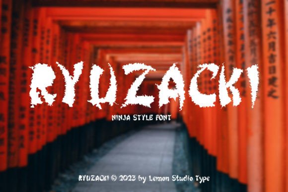 Ryuzacki: A Playful Yet Polished Display Font for Digital Brands