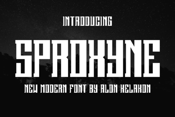 Sproxyne: A Display Font That Stops Scrollers and Builds Brand Magic