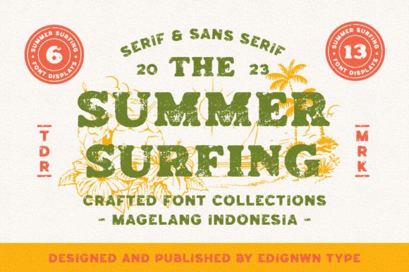 Summer Surfing: A Display Font That Makes Your Brand Feel Polished & Purposeful
