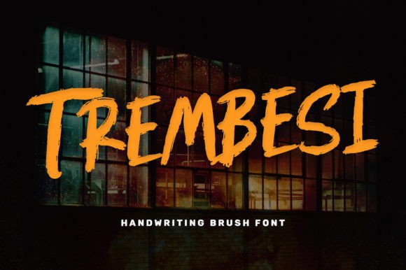 Trembesi: A Commanding Handwritten Typeface for Digital Impact
