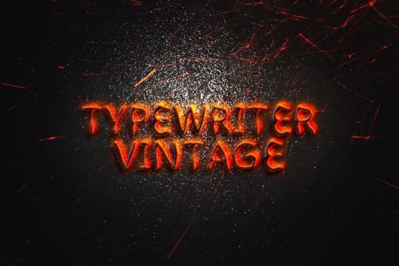 Typewriter Vintage: A Bold Display Font That Earns Its Place