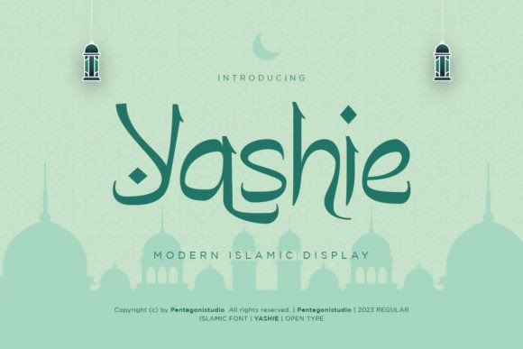 Yashie: A Modern Islamic Display Font for Digital Branding