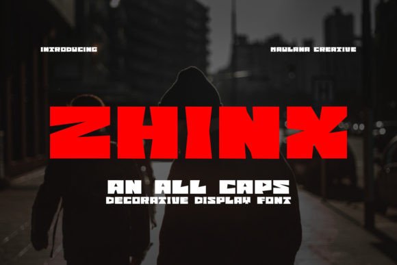 Zhinx: A Bold Display Font for Scroll-Stopping Marketing